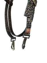 Browband Headstall cheetah print with horse size