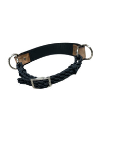Personalized side pull hackamore  bitless attachment.... with black or brown chinstrap...all sizes
