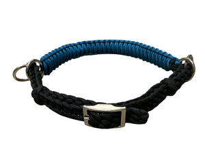 Carribean blue side pull hackamore with a whoa bitless attachment.... with black or  brown chinstrap...all sizes (Copy)