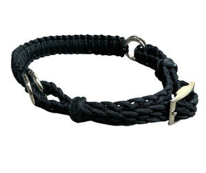 Black side pull hackamore  bitless attachment...all sizes