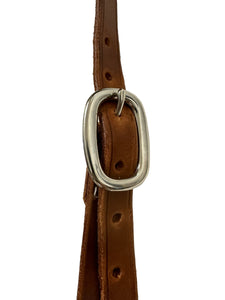Working  Headstall horse size made from bridle leather and ready for everyday use