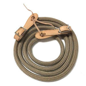 Yacht rope reins with buckle slobber straps 8'