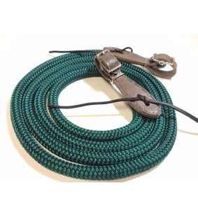 Yacht rope reins with buckle slobber straps 8'