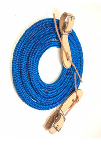 Yacht rope reins with buckle slobber straps 10'