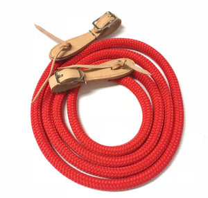 Yacht rope reins with buckle slobber straps 8'