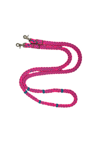 Wide barrel reins with  moveable grip knots….you choose length