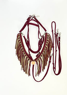 Burgundy Tack set