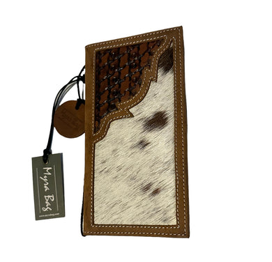 Myra cowhide unisex wallet