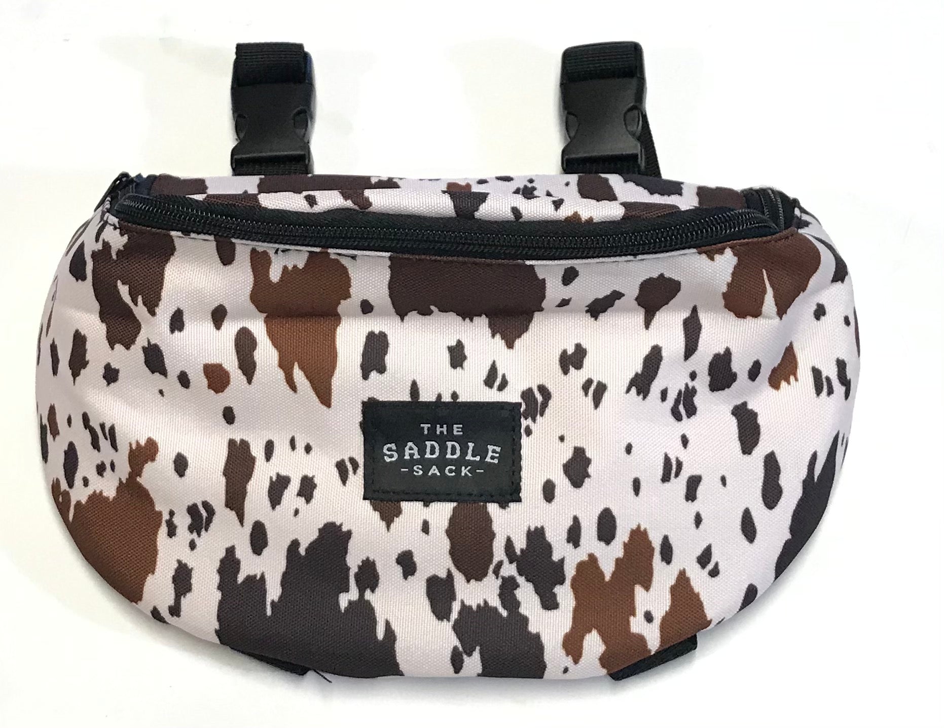 Extra Large Cow Print Saddle Sack